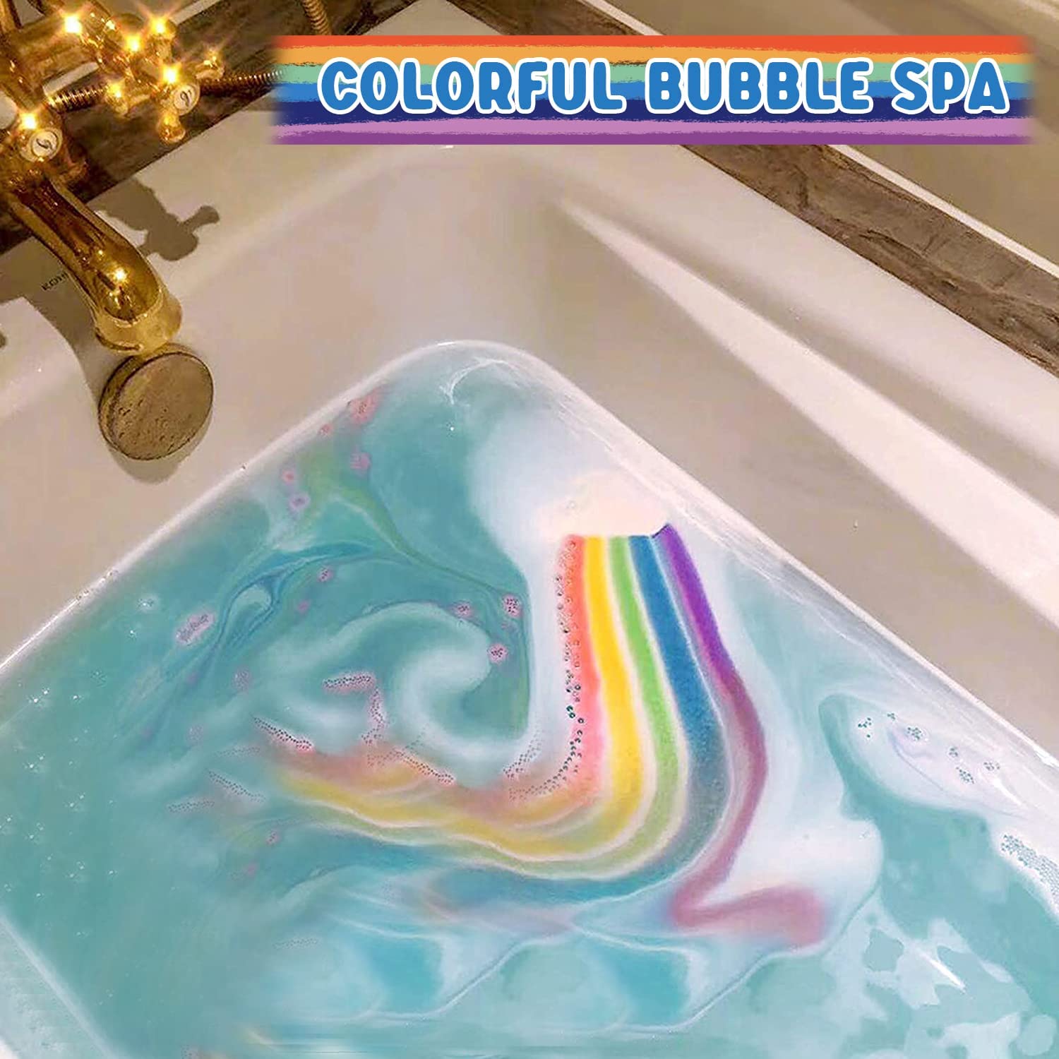 bomba da bagno arcobaleno