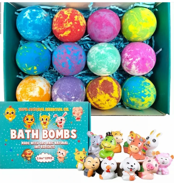 Bombe da bagno biologiche per bambini